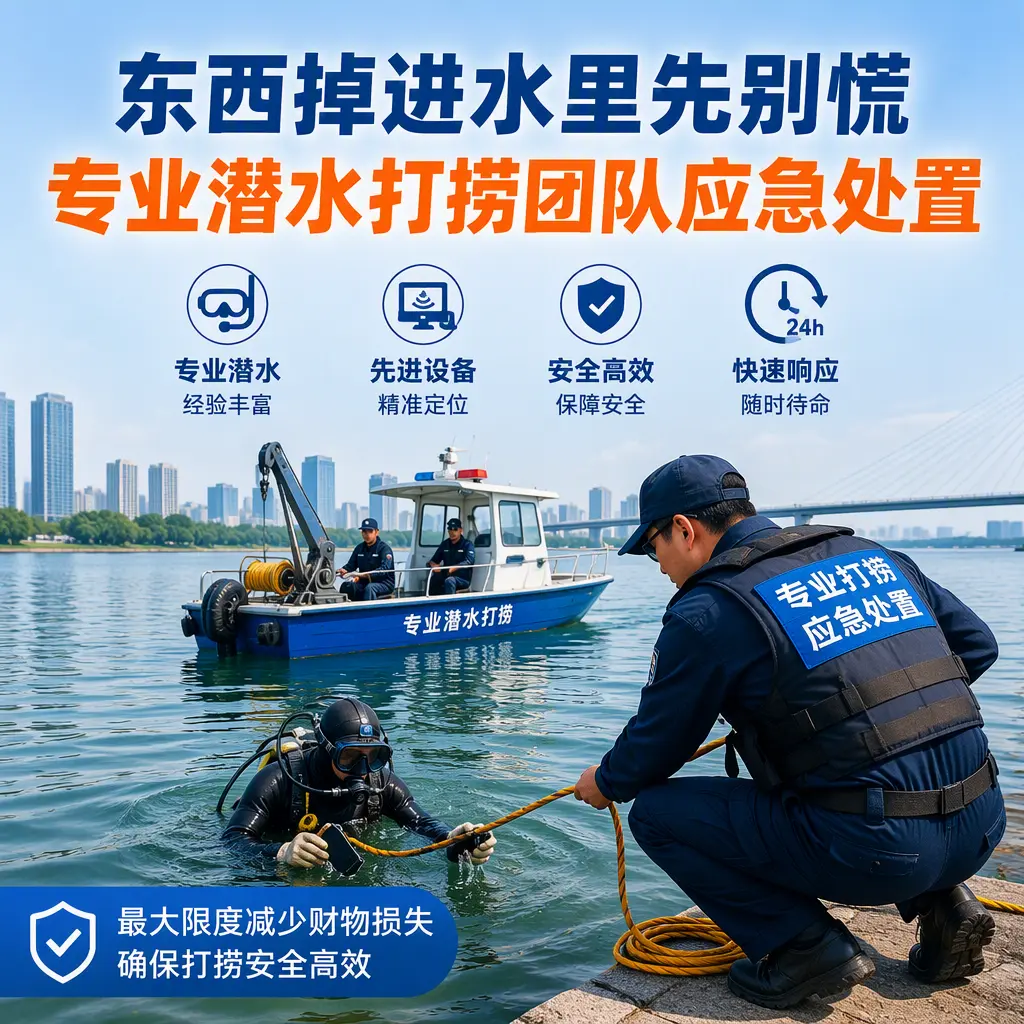 浪卡子东西掉进水里先别慌，专业潜水打捞团队应急处置